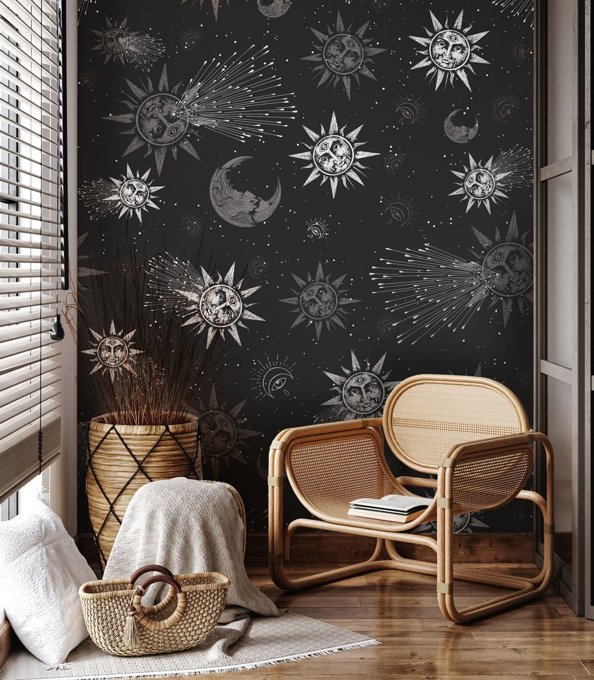 Tapeta na skos. Jaką wybrać, aby podkreślić architekturę wnętrza - Wallcolors®
