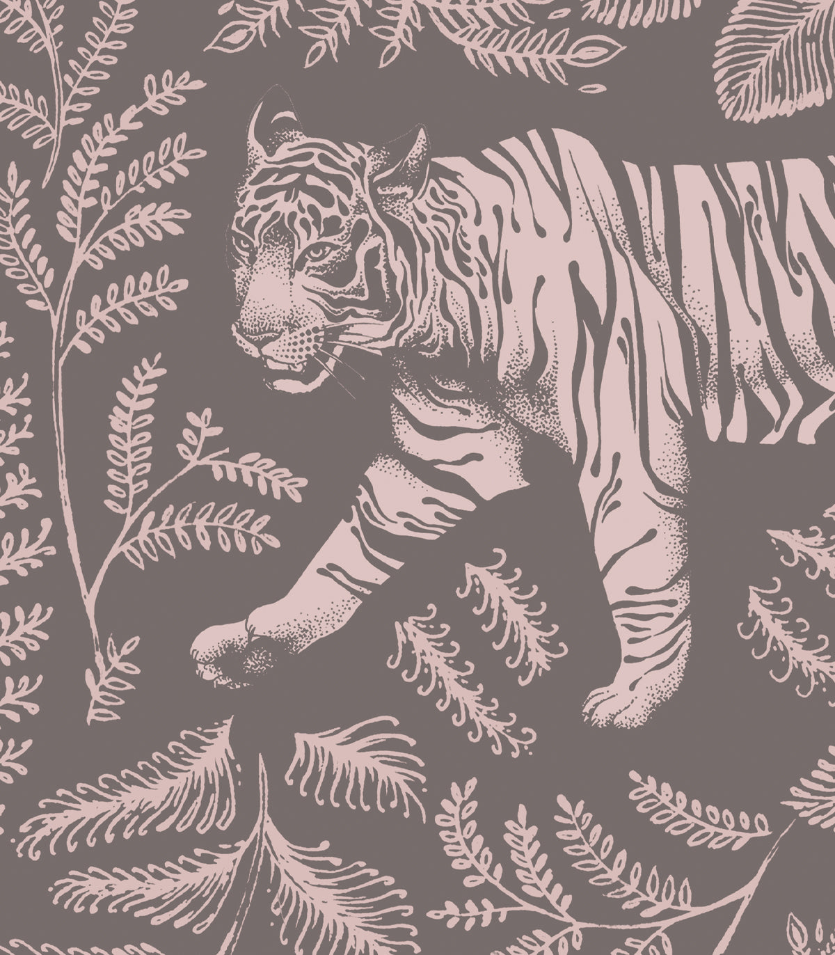 Dots Camouflaged Tiger Gray Pink