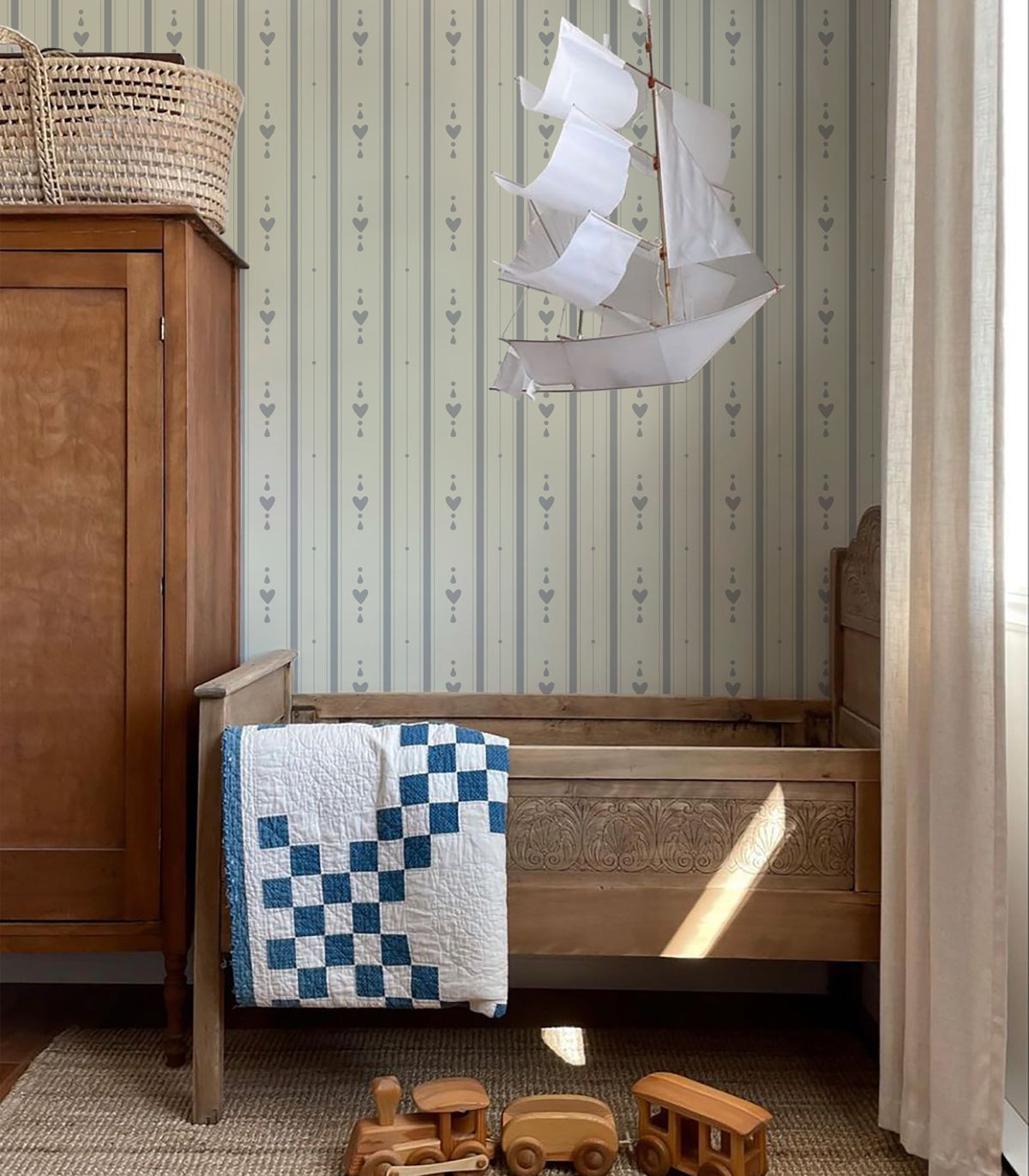 Tapeta Cottage Stripe