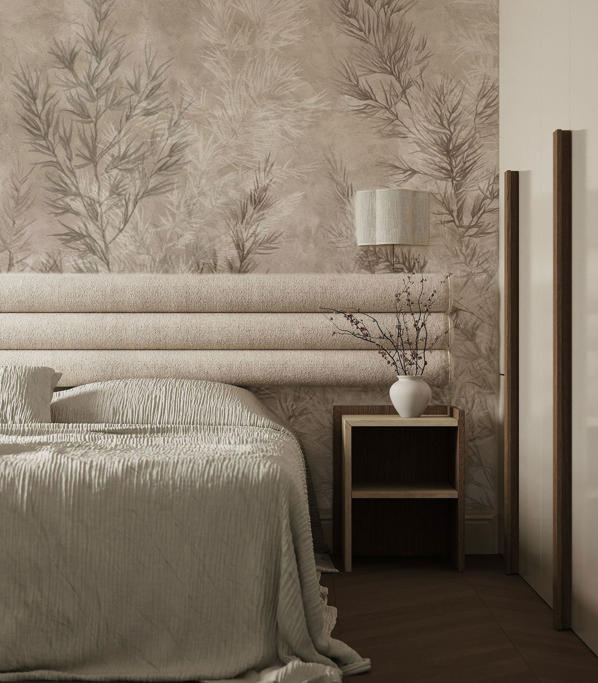 Tapeta Dry grass beige