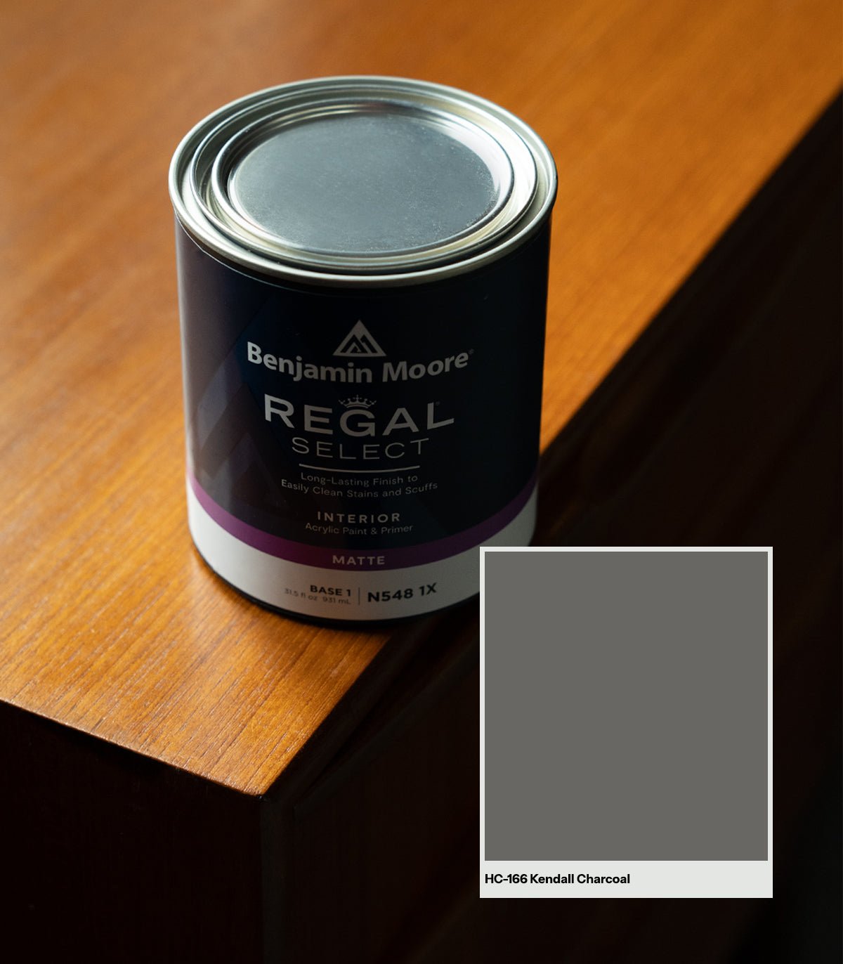 Kendall Charcoal HC - 166 - Wallcolors®