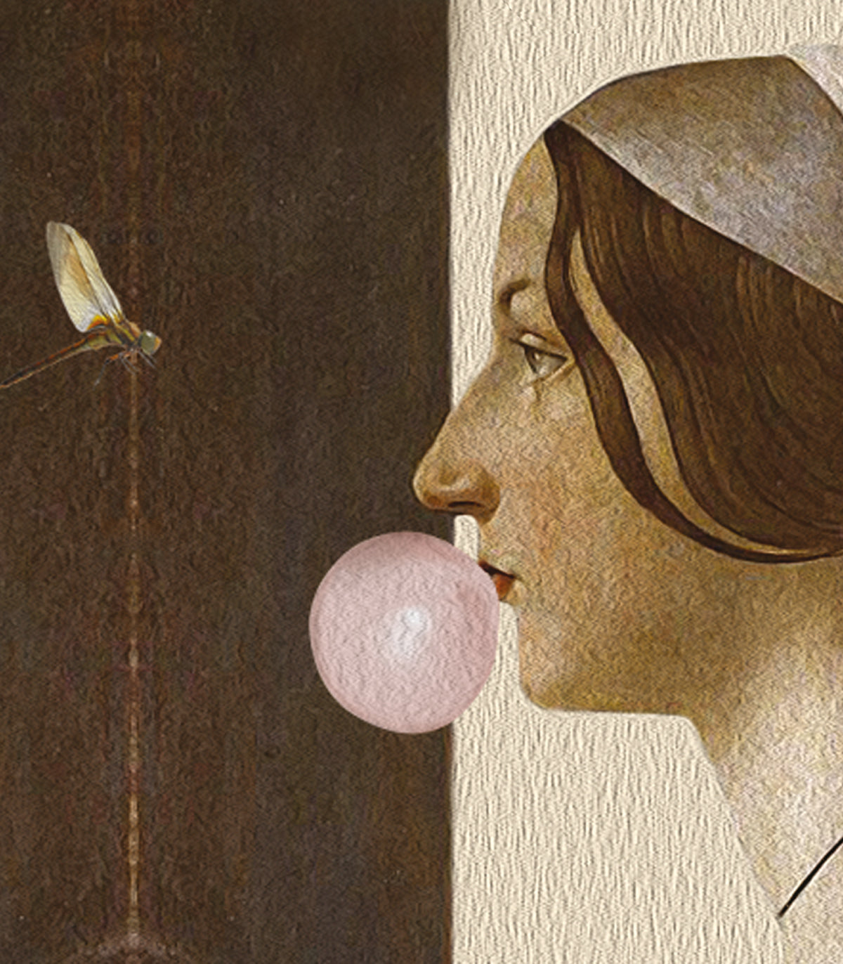 Dots Handmaid with Bubble Gum