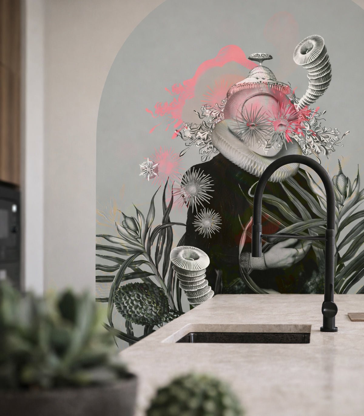 Arch Lady Medusa Gray - Wallcolors®