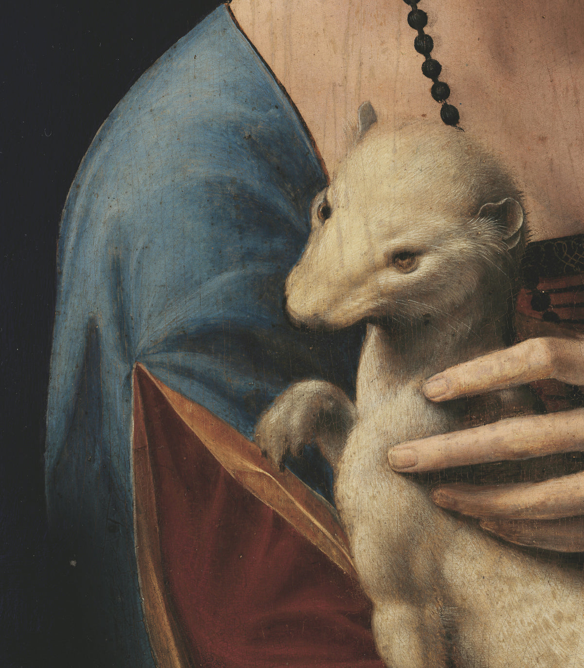 Dots Lady with an Ermine