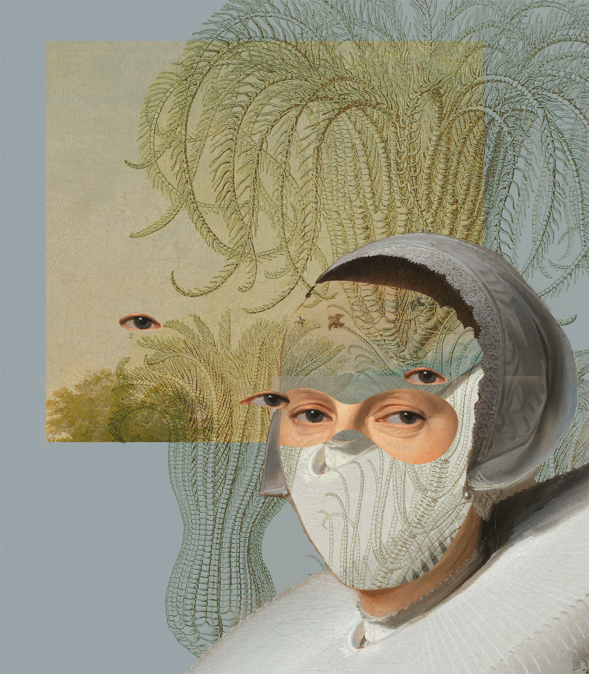 Tapeta Landscape Muse Blue