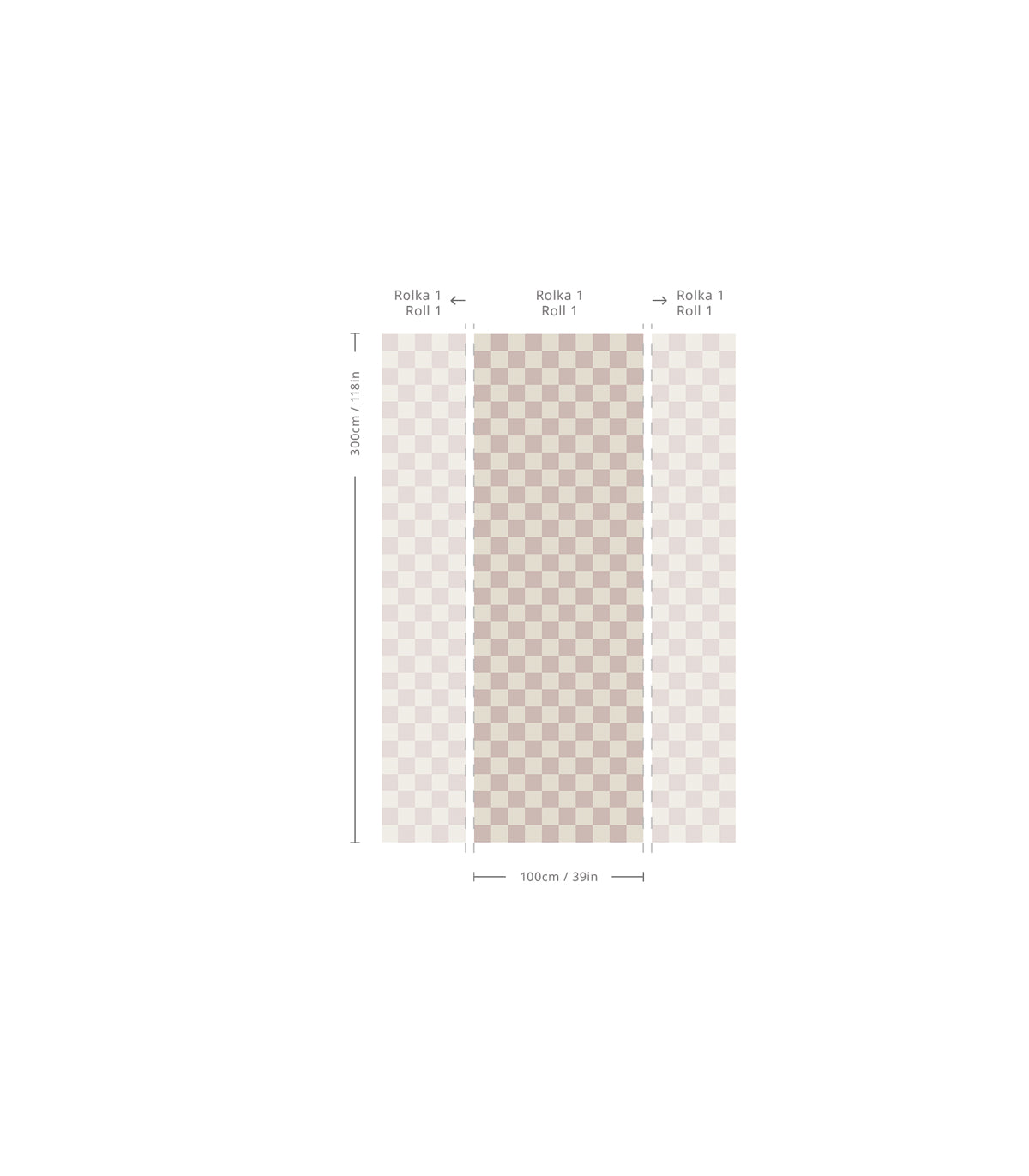 Wallpaper Square Checks Batik