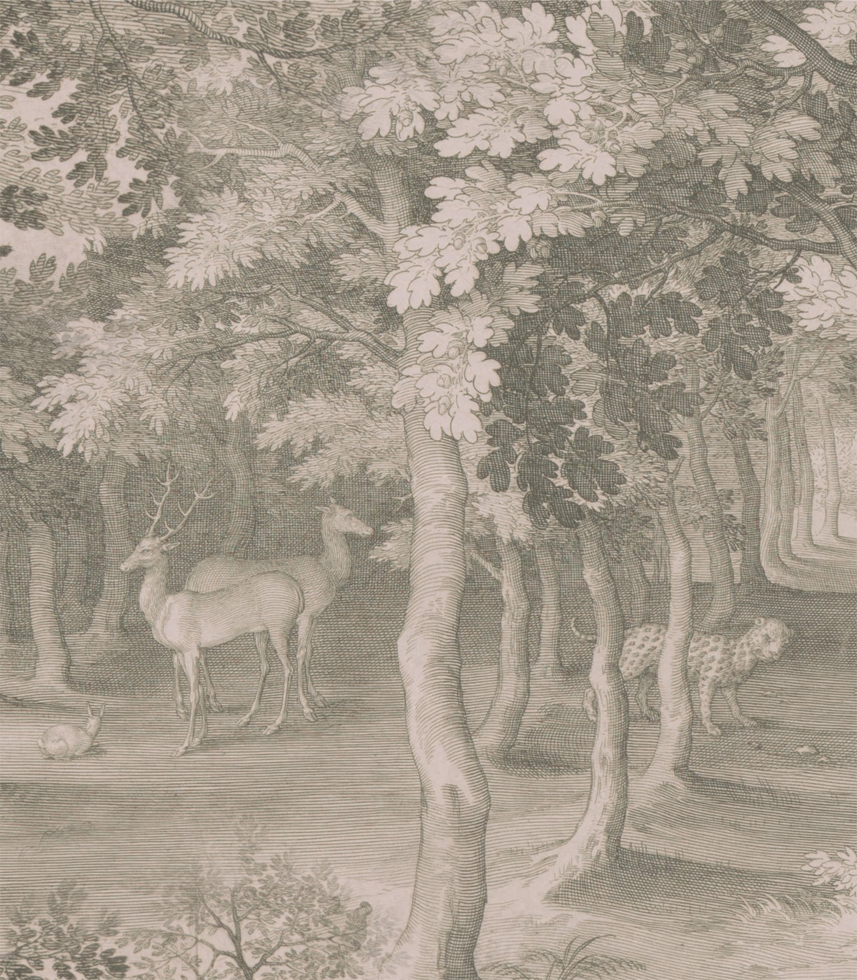 Tapeta Timeless Trees Green