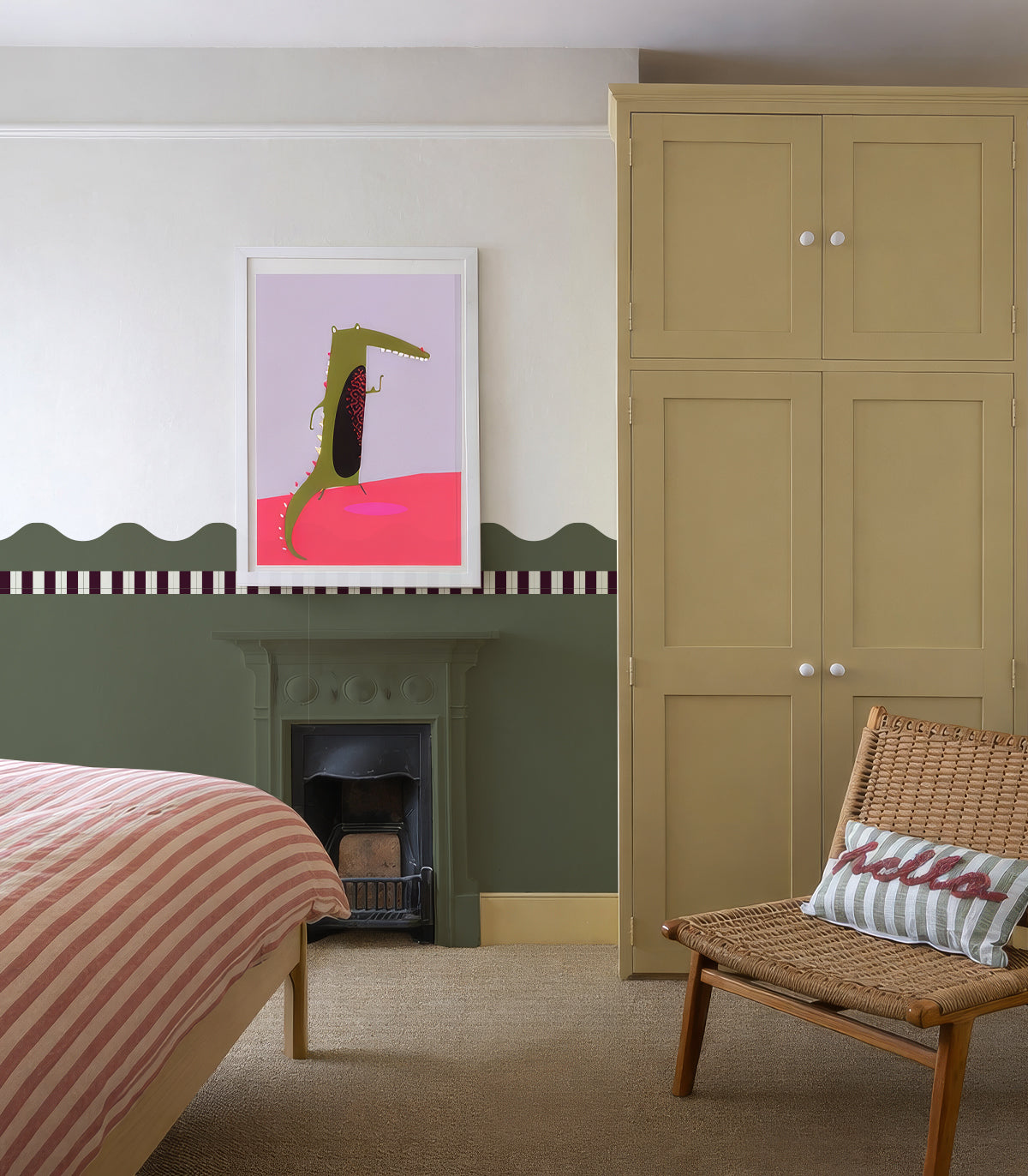 Wainscoting Wave Dark