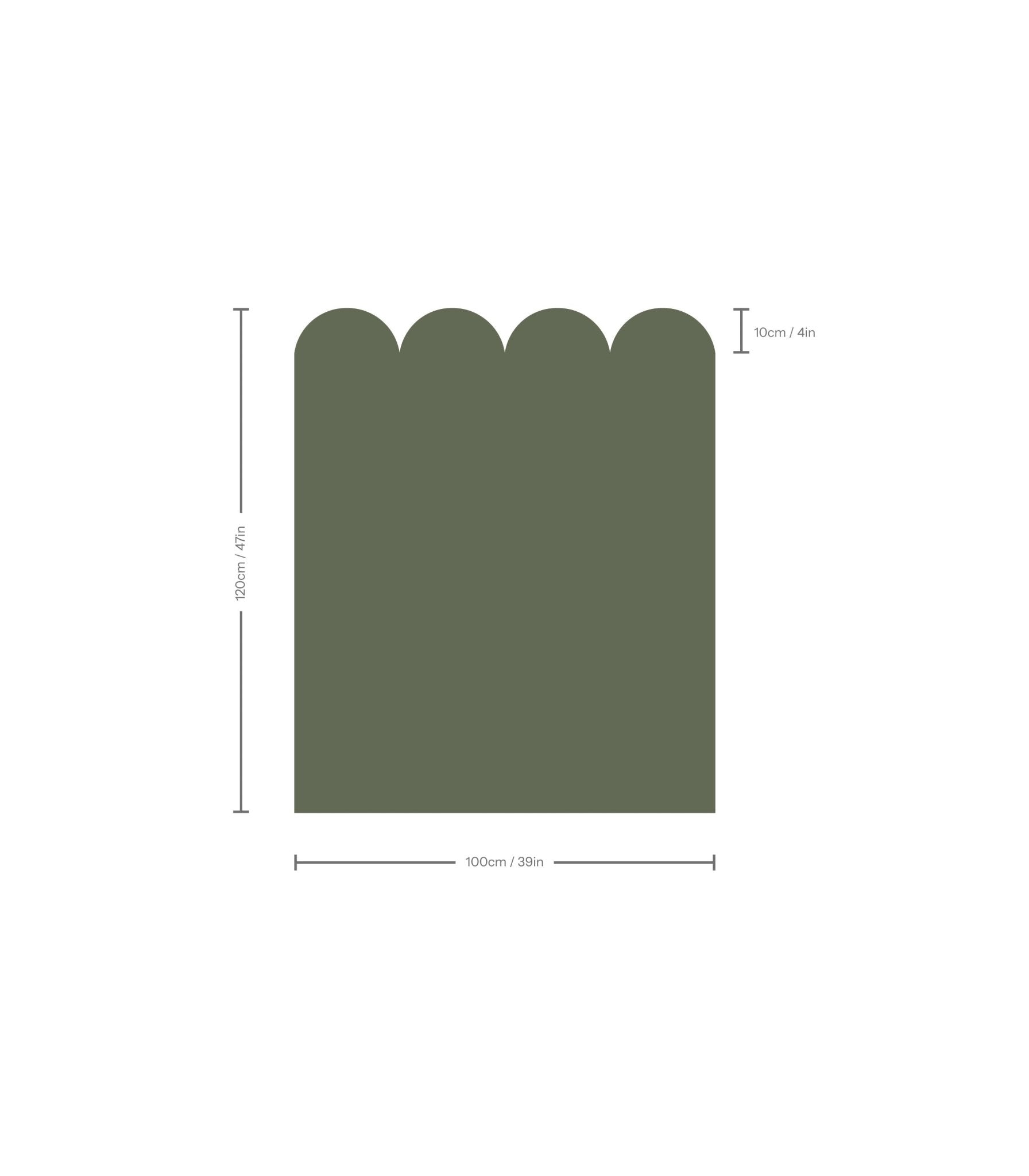 Wainscoting Solid - Wallcolors®