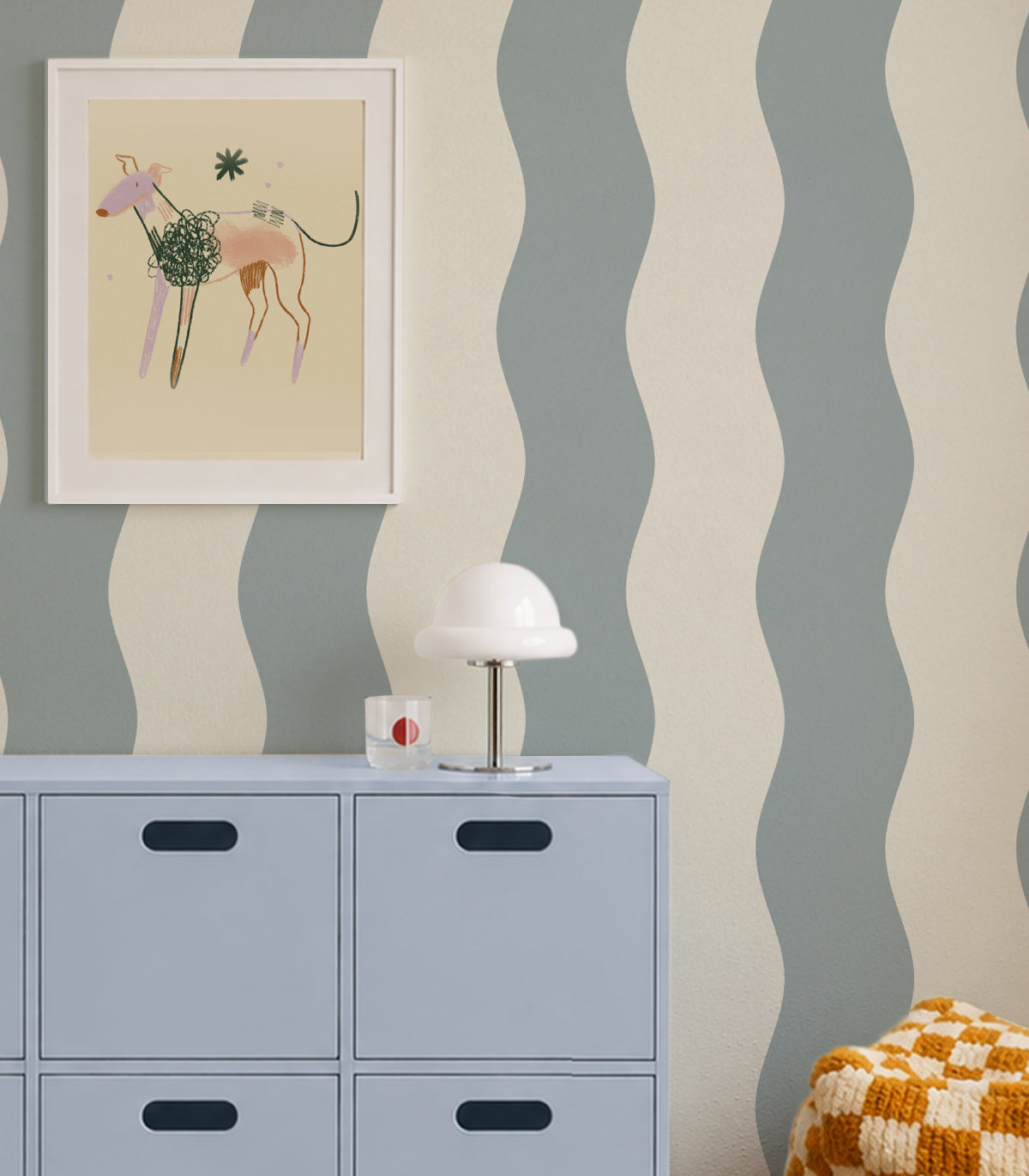 Wallpaper Wave Stripe Mount Saint Anne