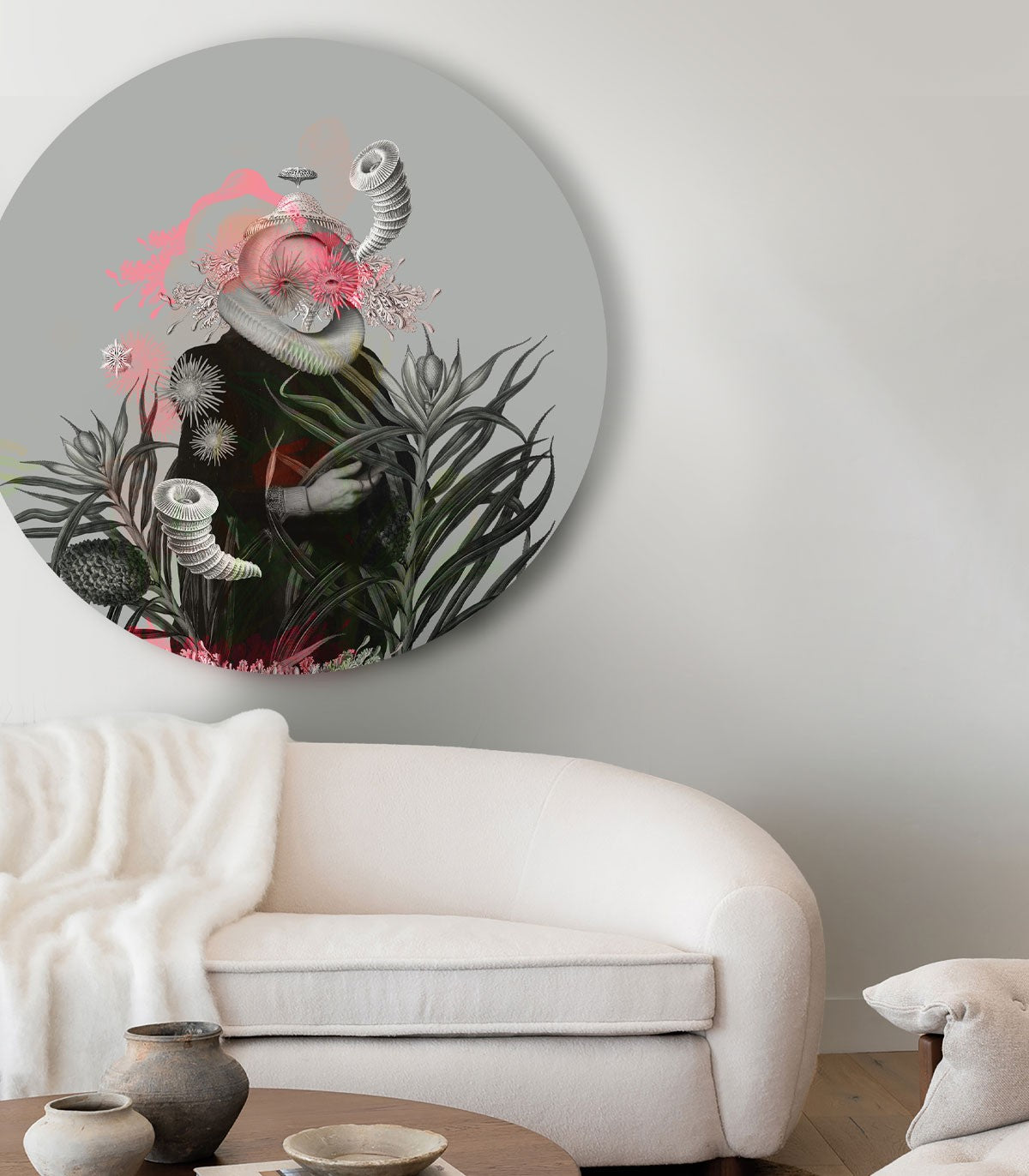 Dots Lady Medusa Gray