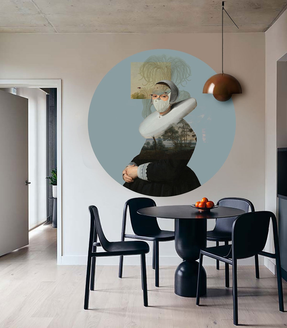 Dots Landscape Muse Blue