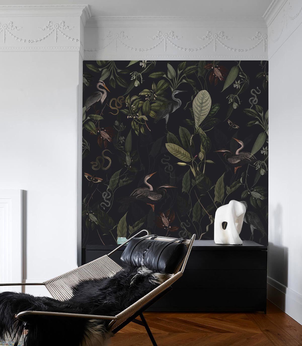 Tapeta Dark Heron - Wallcolors®