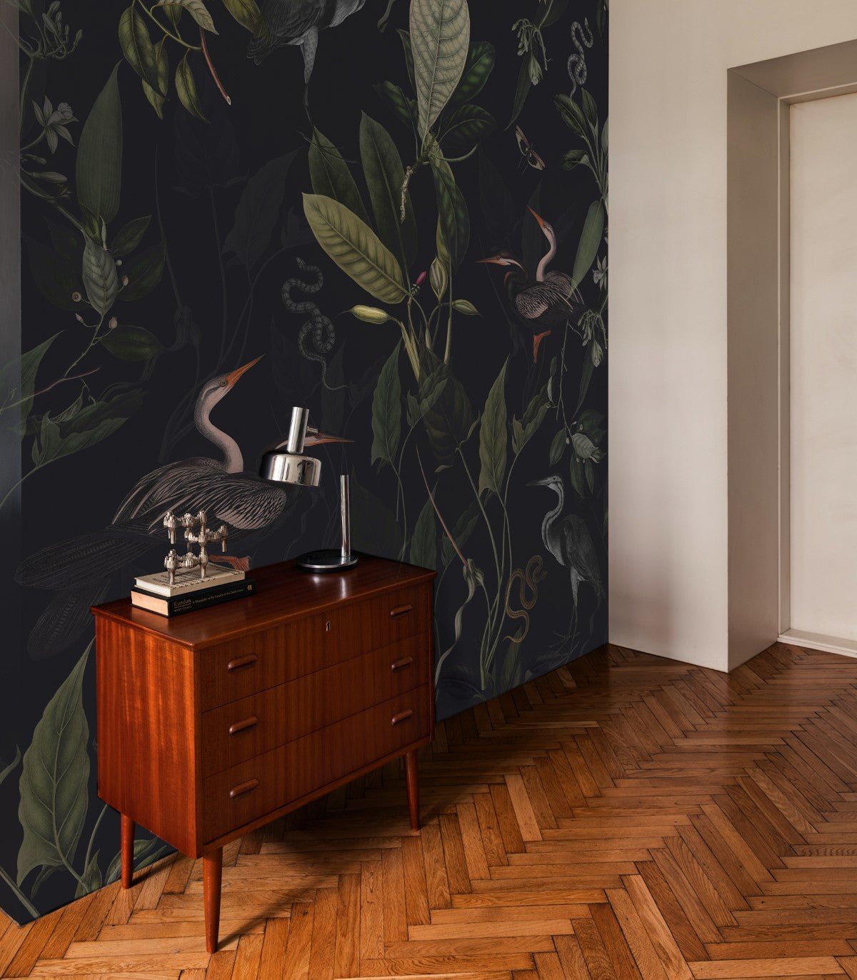 Tapeta Dark Heron - Wallcolors®