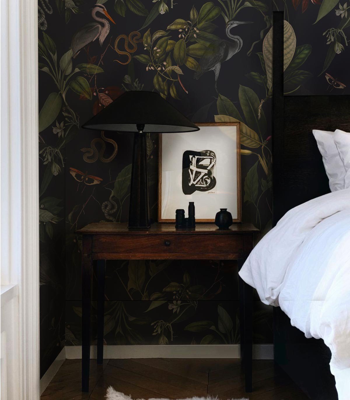 Tapeta Dark Heron - Wallcolors®