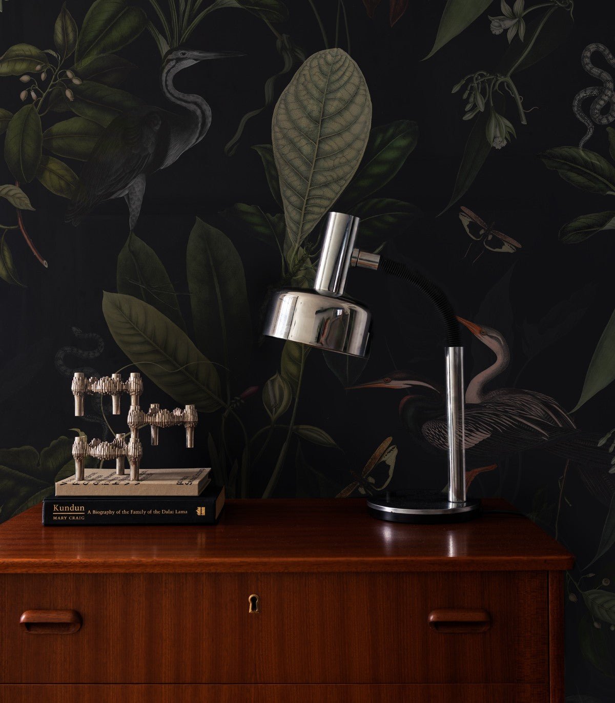 Tapeta Dark Heron - Wallcolors®