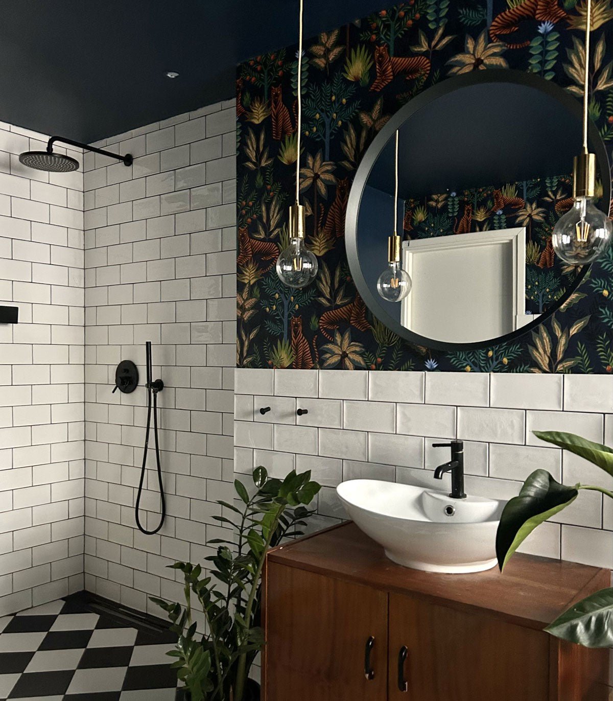 Tapeta Gold Tigers - Wallcolors®