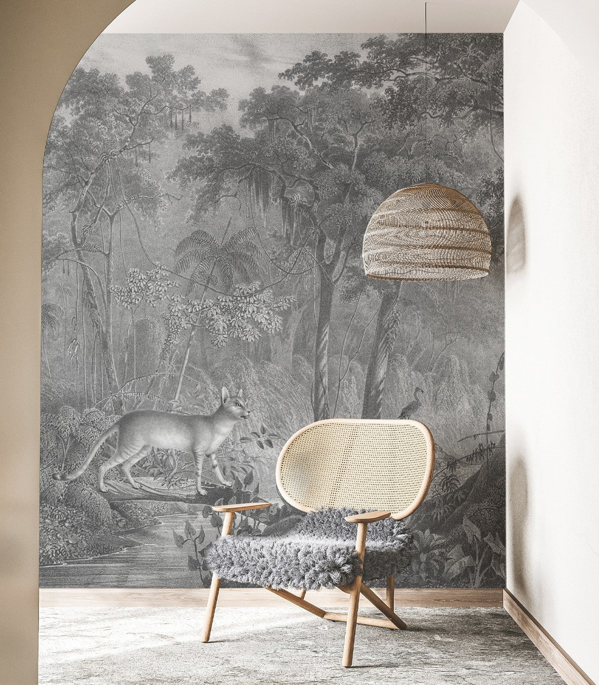 Tapeta Jungle Cat - Wallcolors®