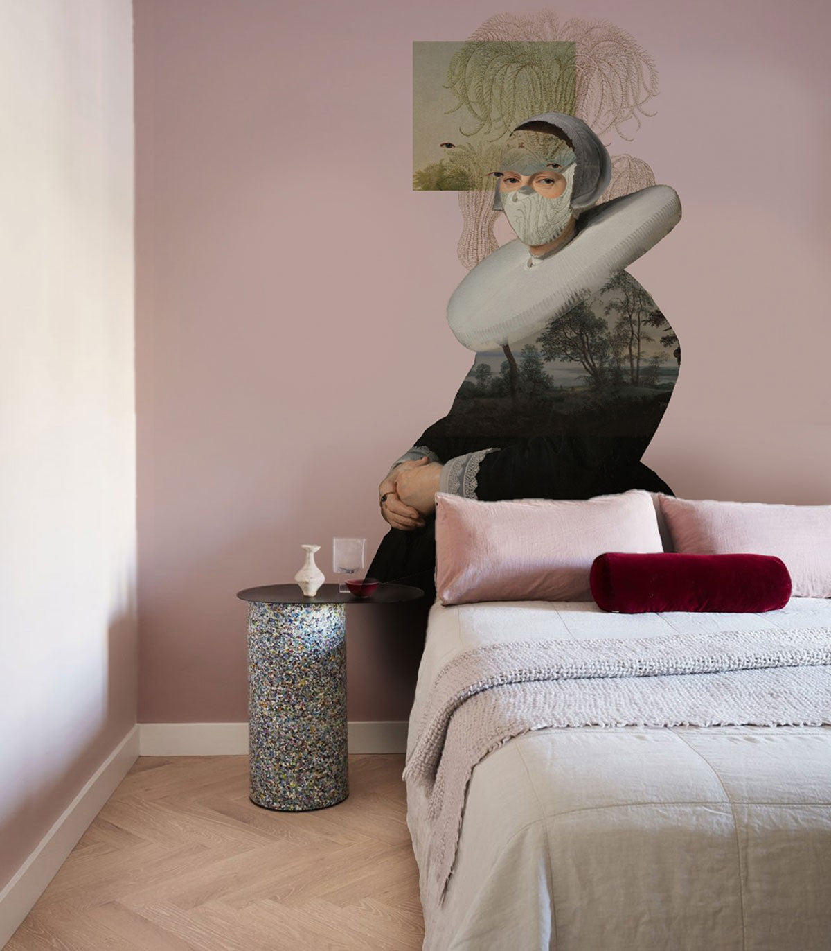 Tapeta Landscape Muse Pink