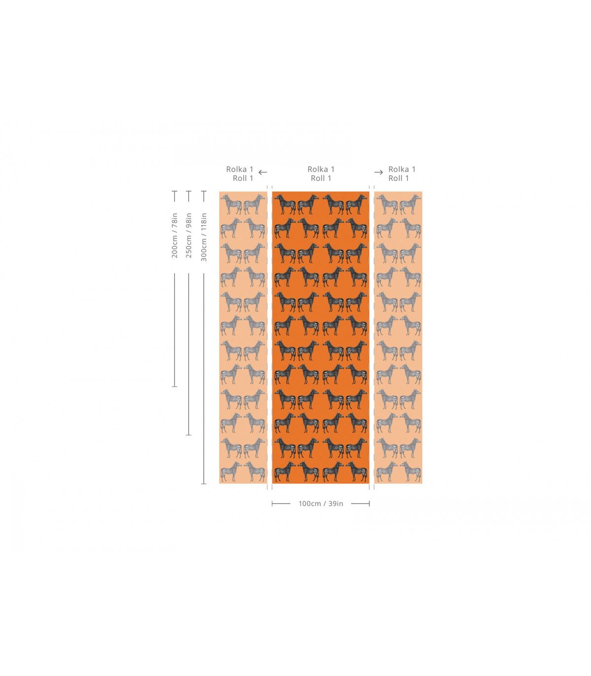 Tapeta Zebra - Wallcolors®