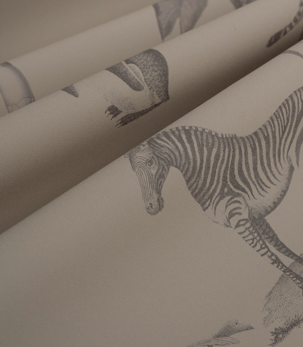 Wallpaper Vintage animals beige