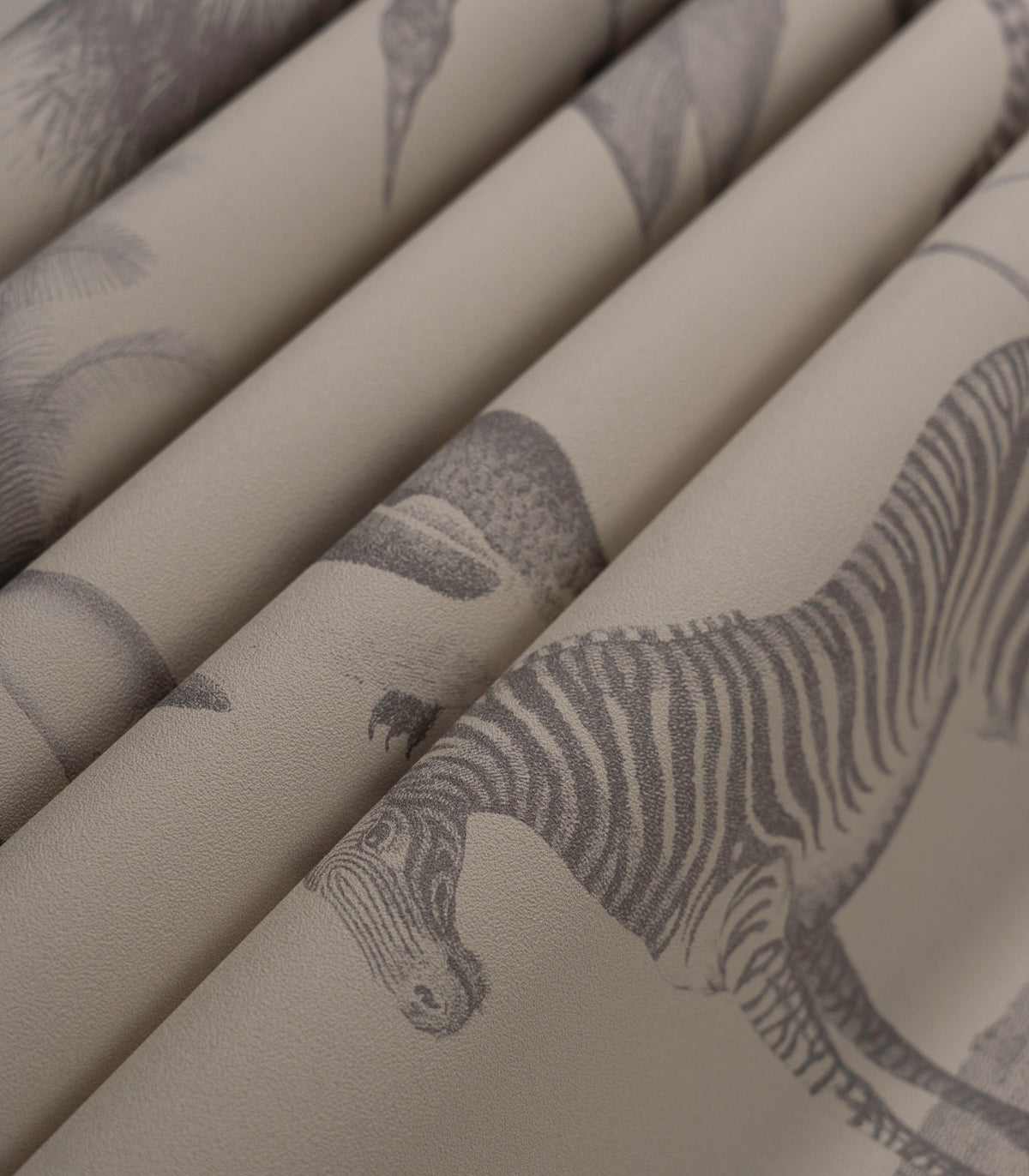Wallpaper Vintage animals beige