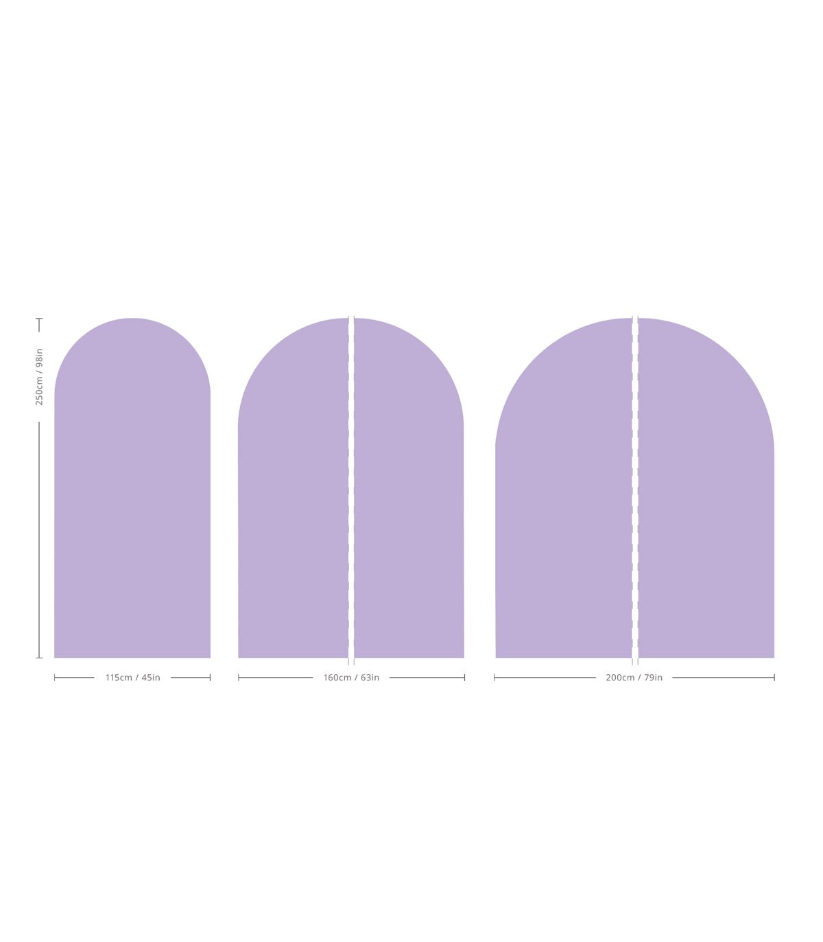 Arch Solid Bold Accents - Wallcolors®