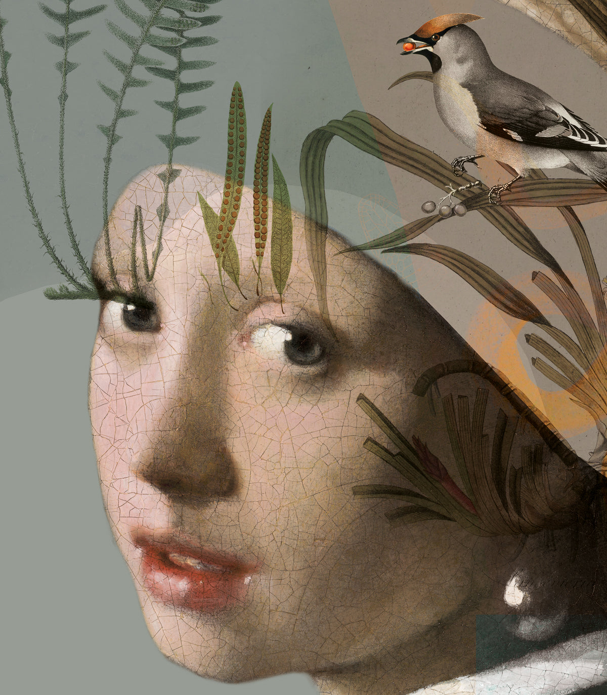 Dots Nature girl with the pearl