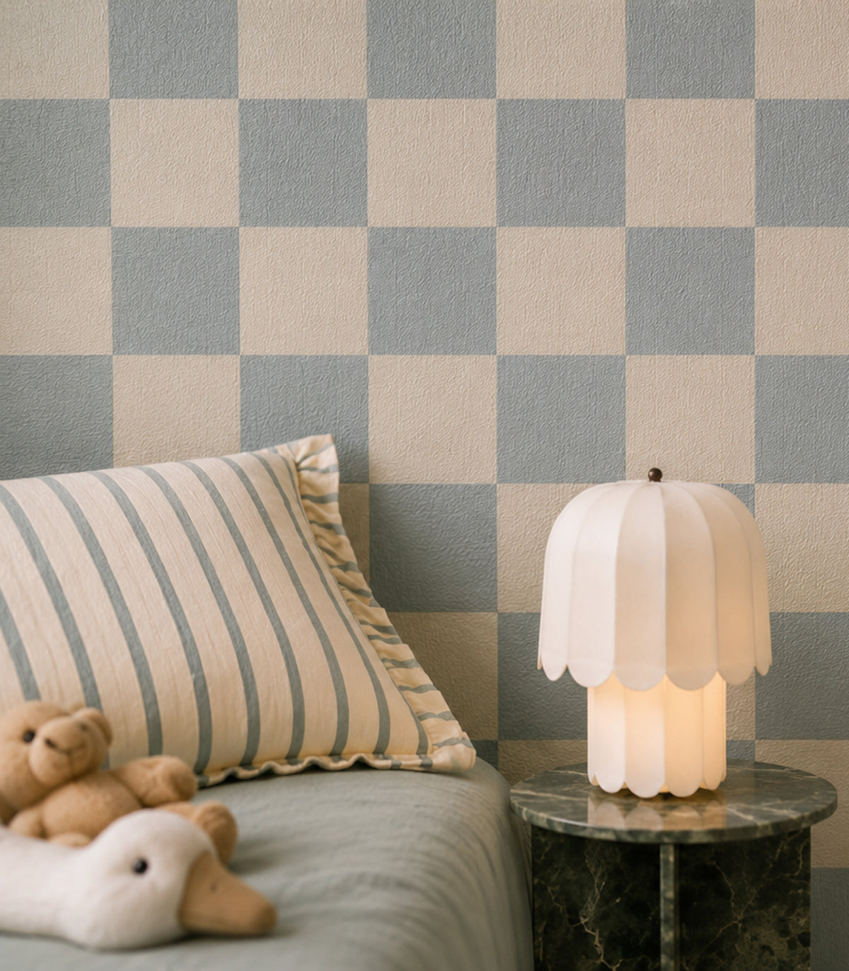 Wallpaper Square Checks Mount Saint
