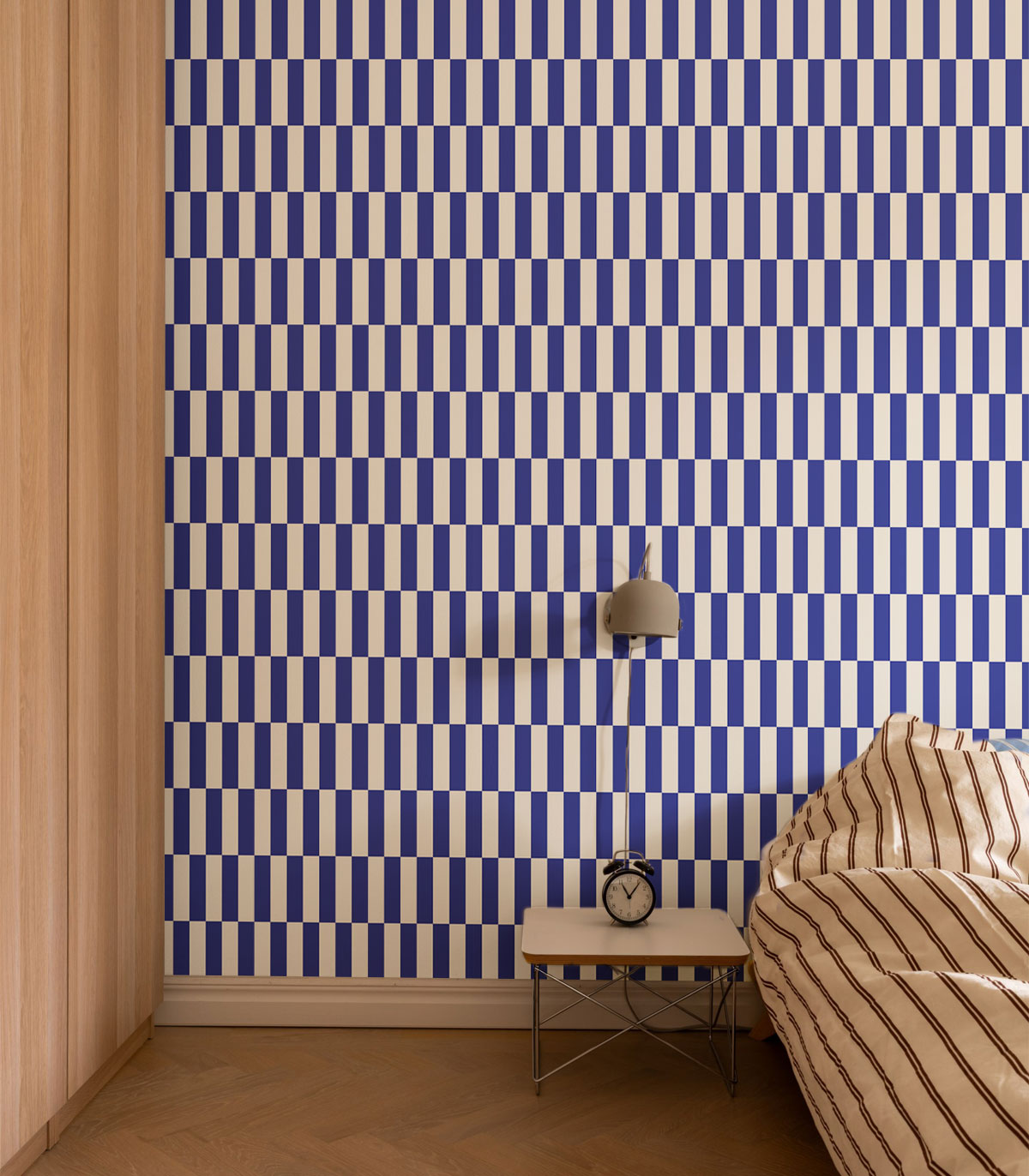 Tapeta Tetris Stripe Cobalt