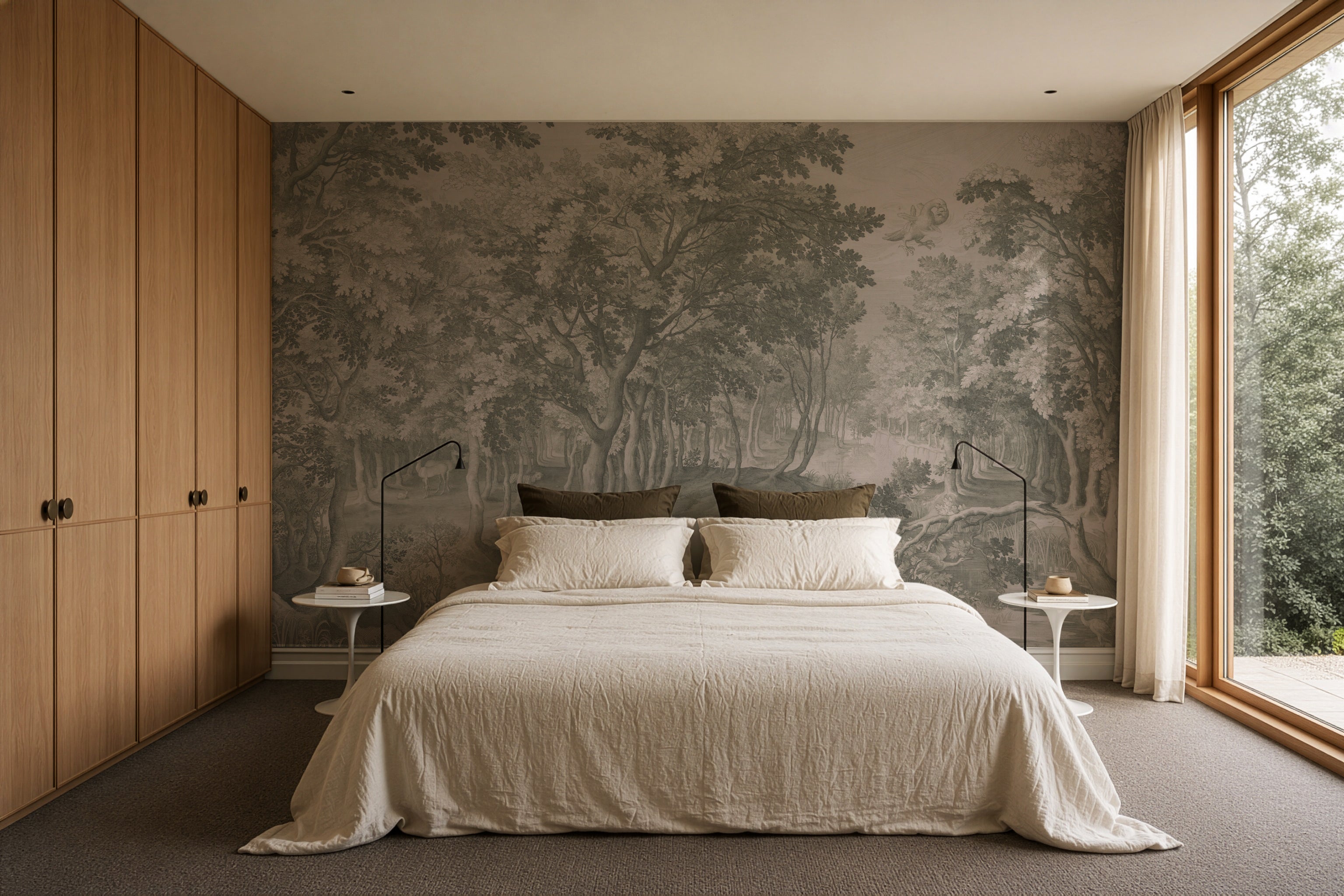 Wallpaper Timeless Trees Green