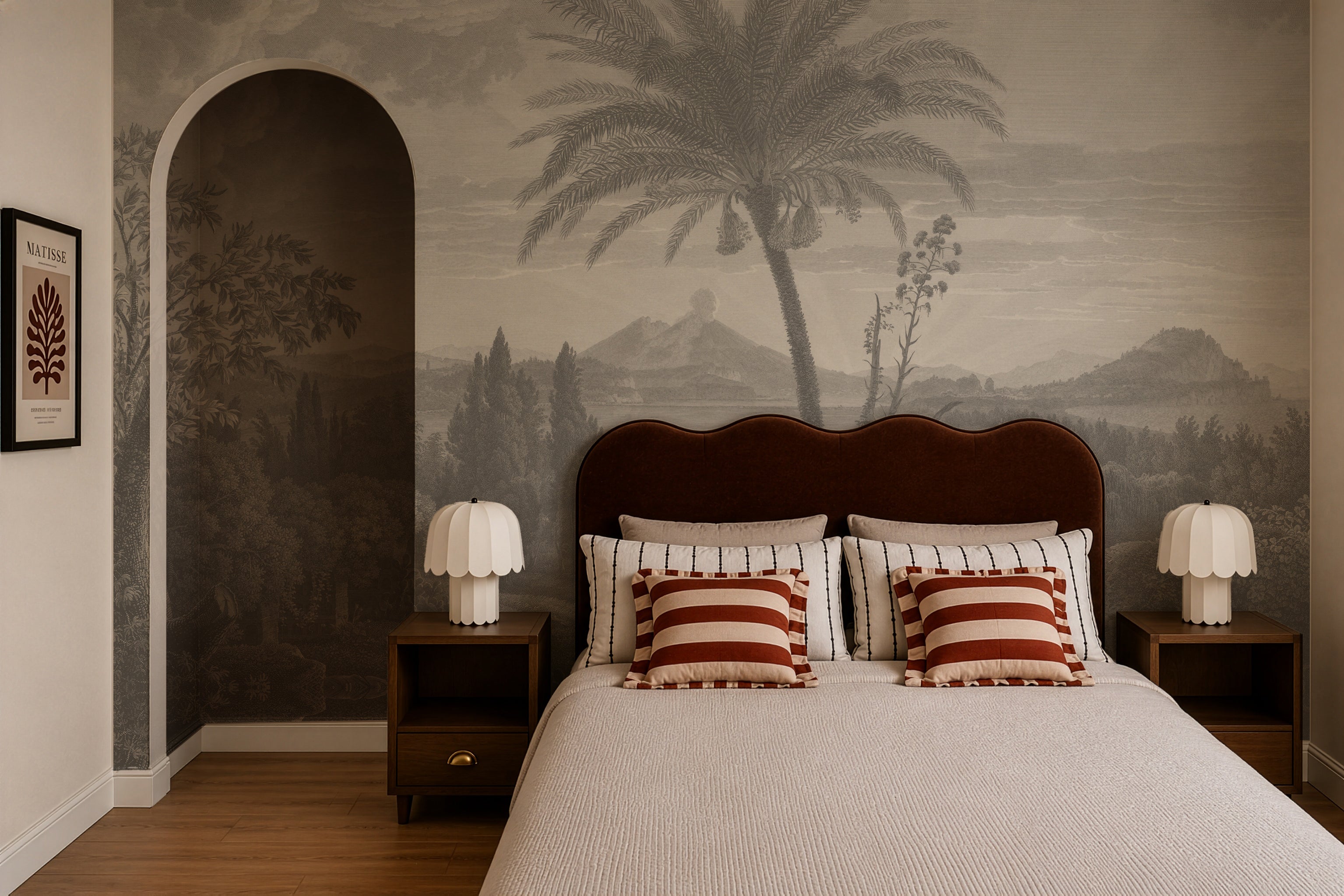 Wallpaper Tropical Volcano Vista