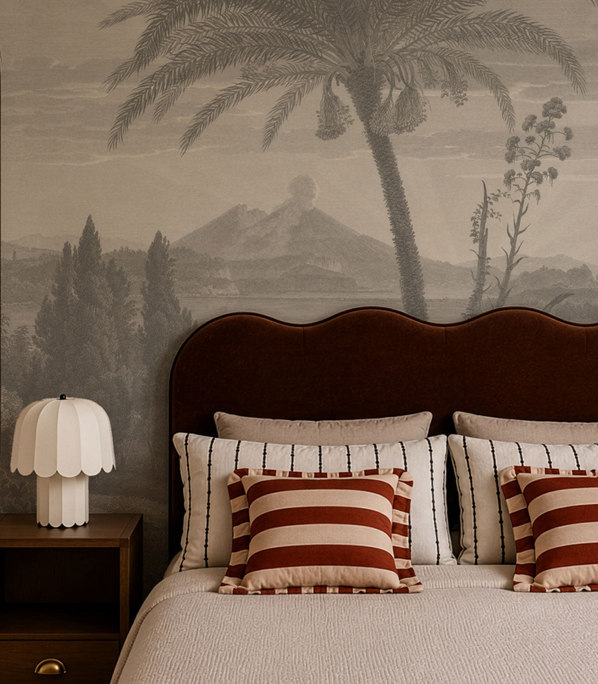 Wallpaper Tropical Volcano Vista