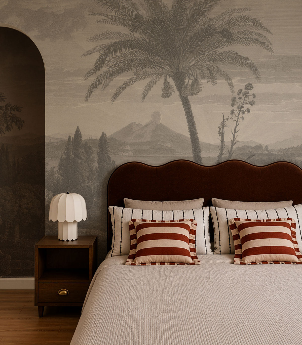 Wallpaper Tropical Volcano Vista