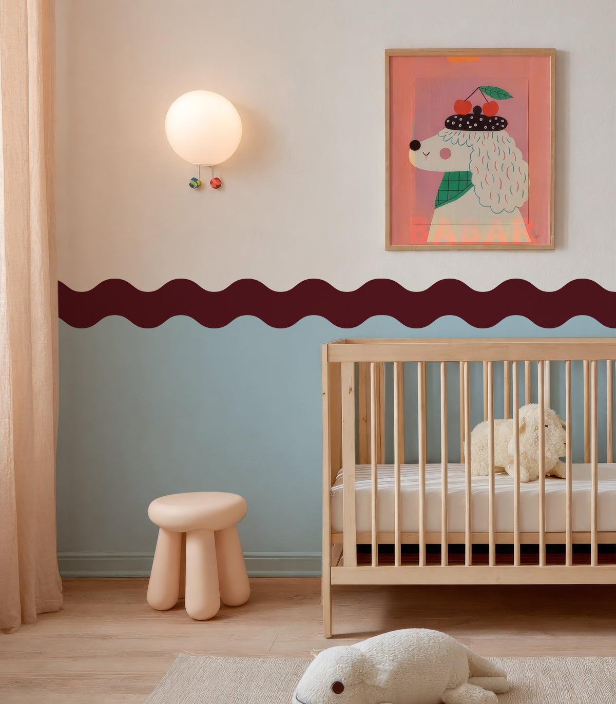 Wainscoting Double Wave