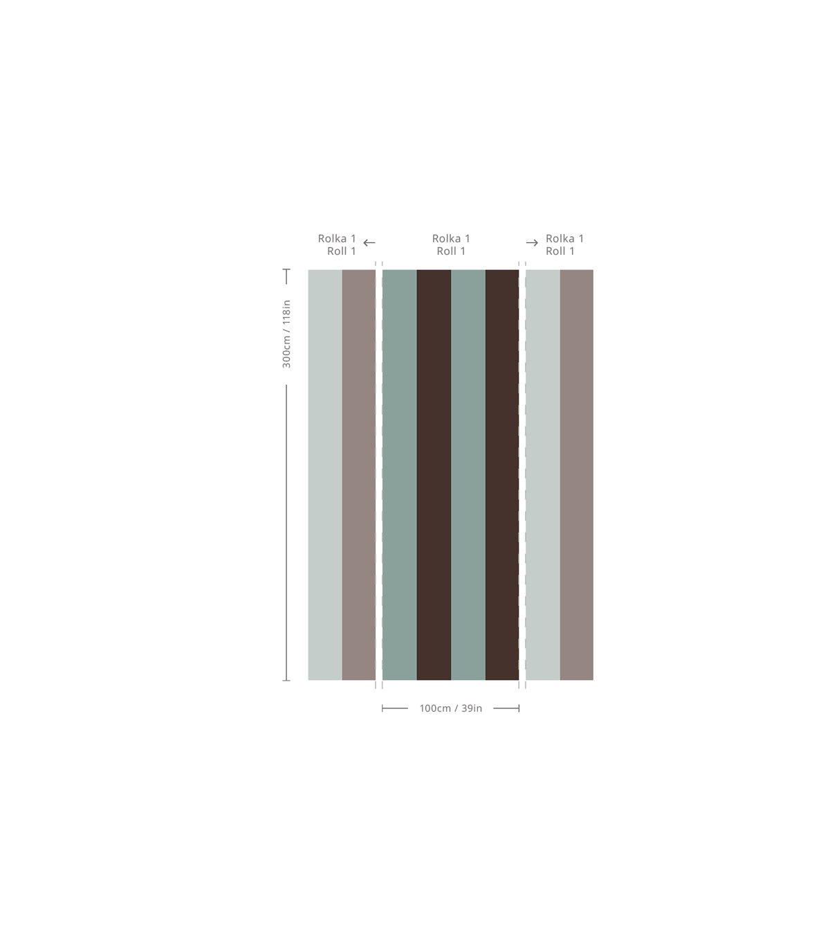 Tapeta Wilde Stripe - Wallcolors®