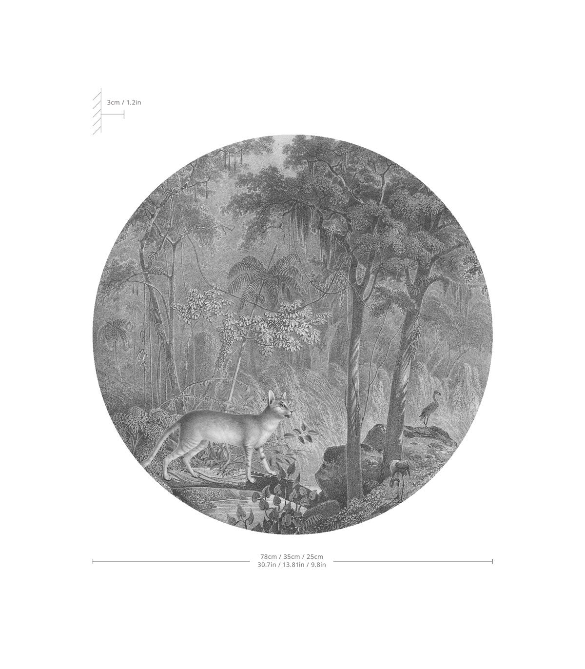 Dots Lighting Jungle Cat - Wallcolors®