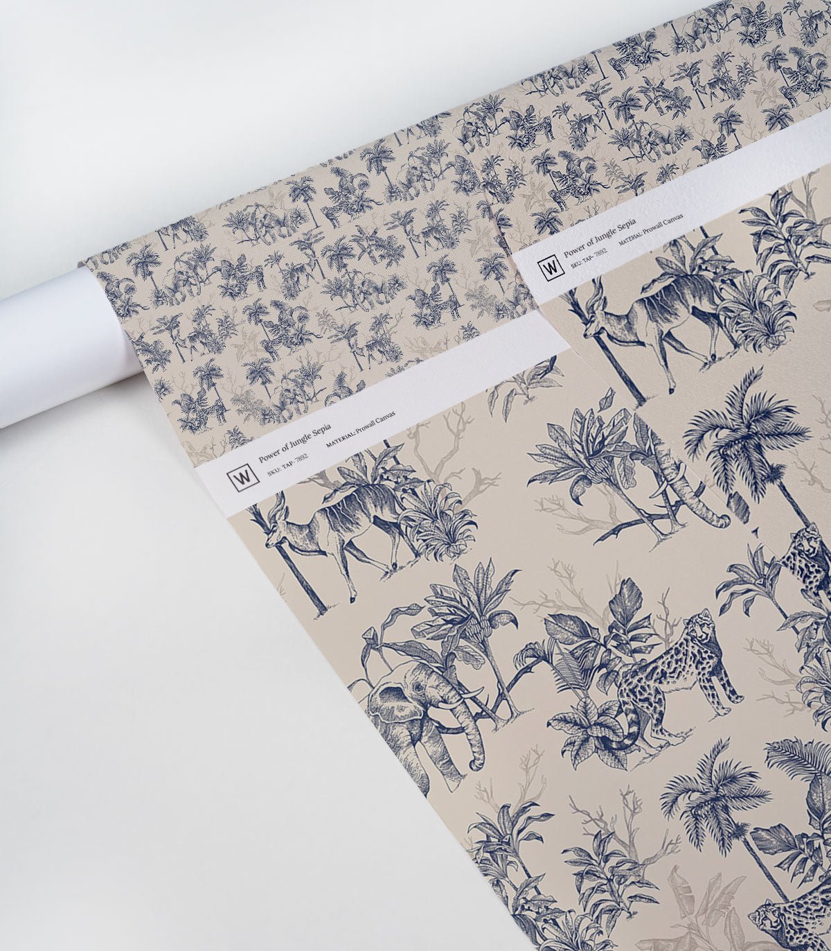 Tapeta Power of Jungle Sepia - Wallcolors®