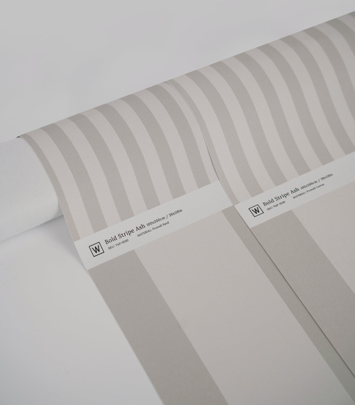 Wallpaper Bold Stripe Ash