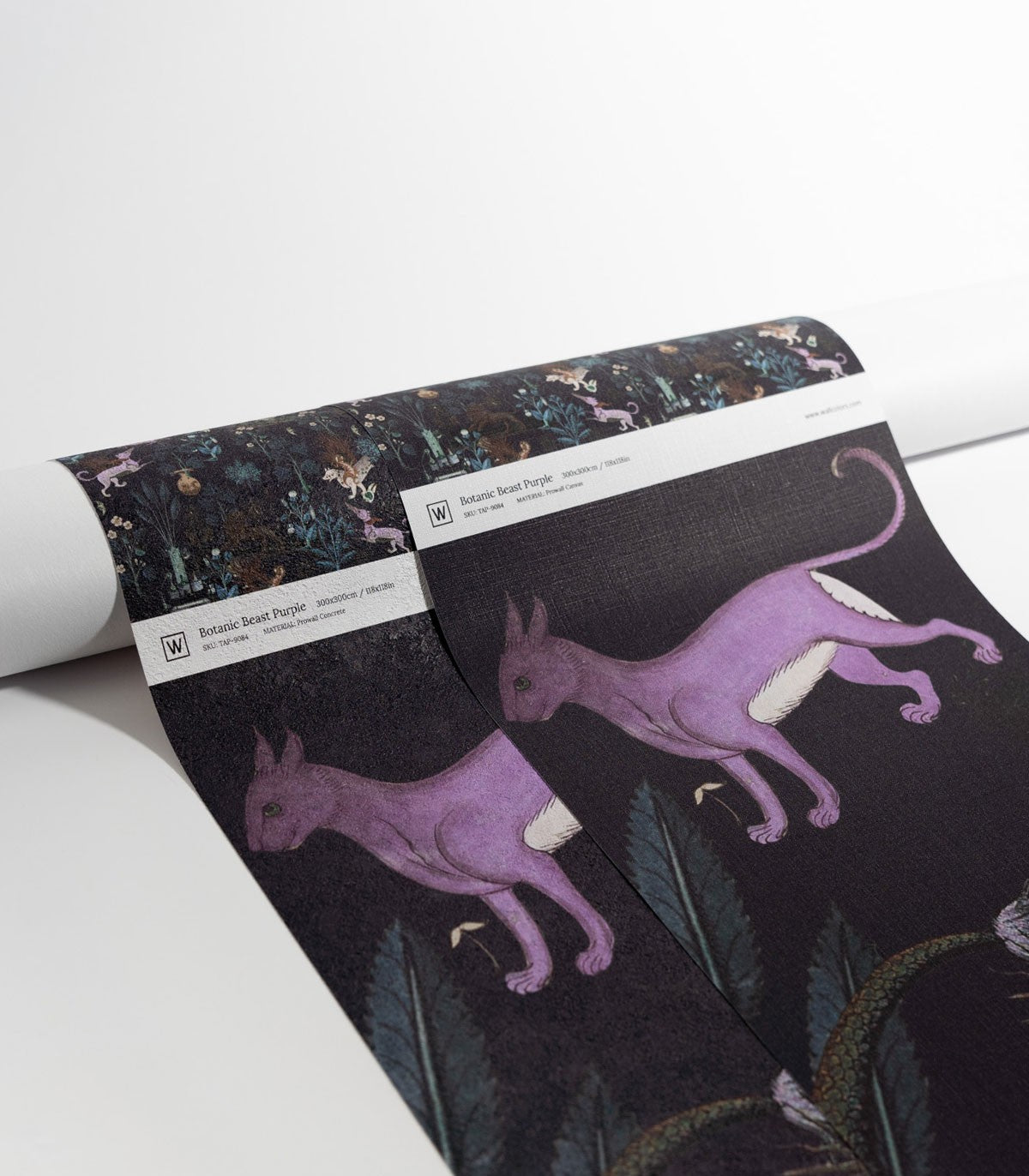 Tapeta Botanic Beast Purple