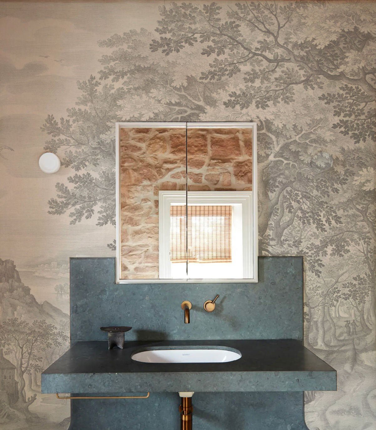 Tapeta Ethereal Forest Beige - Wallcolors®