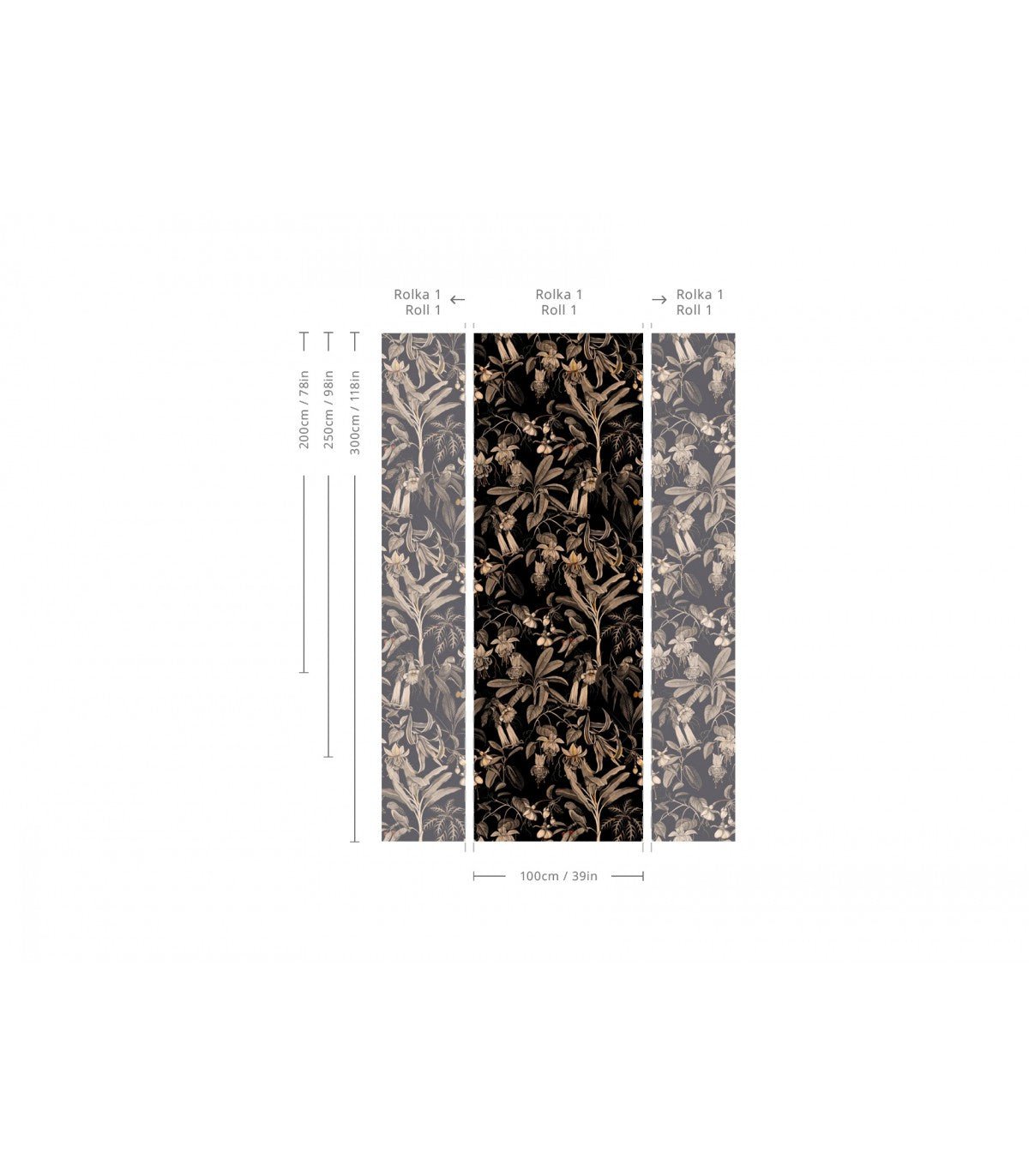 Tapeta Frida sepia - Wallcolors®