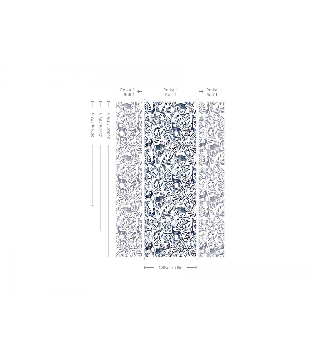 Tapeta Ink Animals - Wallcolors®