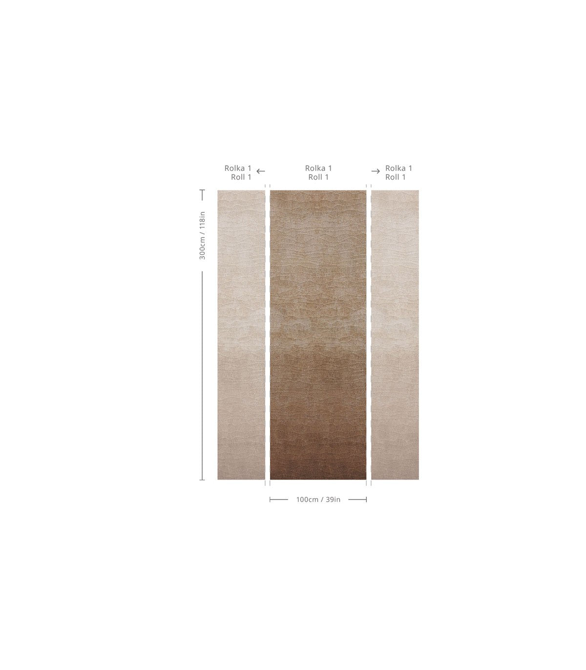 Tapeta Organic bronze