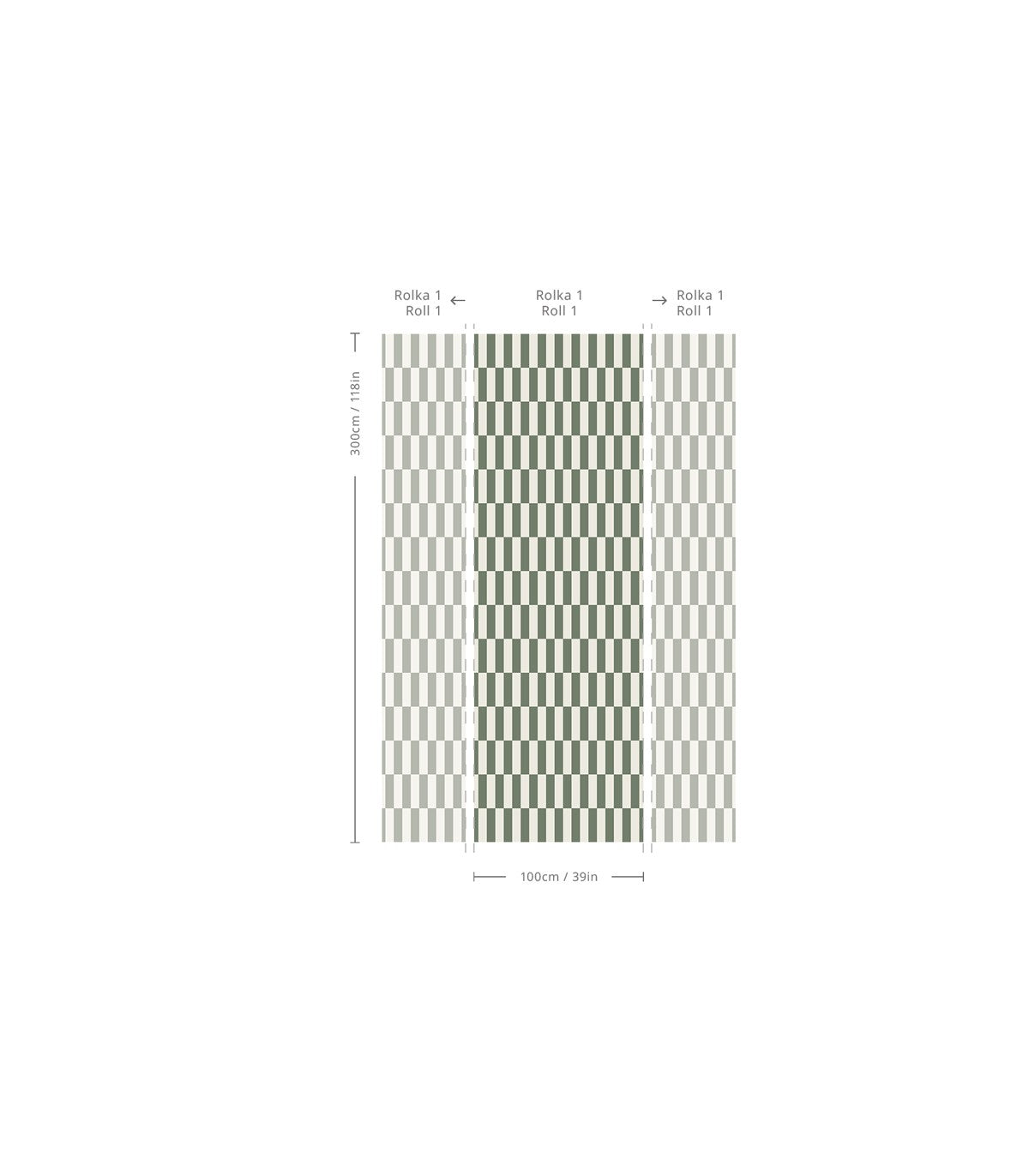 Tapeta Tetris Stripe Greige