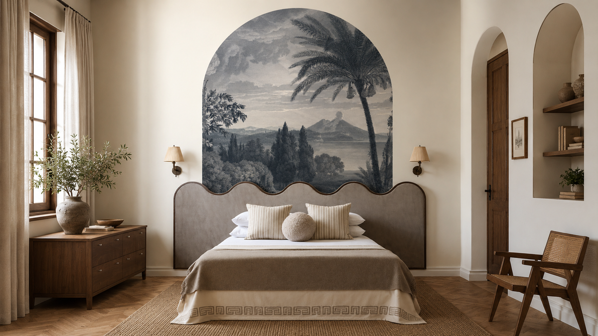 Arch Tropical Volcano Vista blue